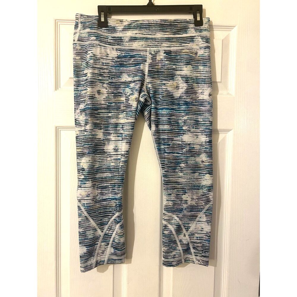 Lululemon Inspire Crop ll Full-On Luxtreme Blurry Belle Multi Womens Size 10